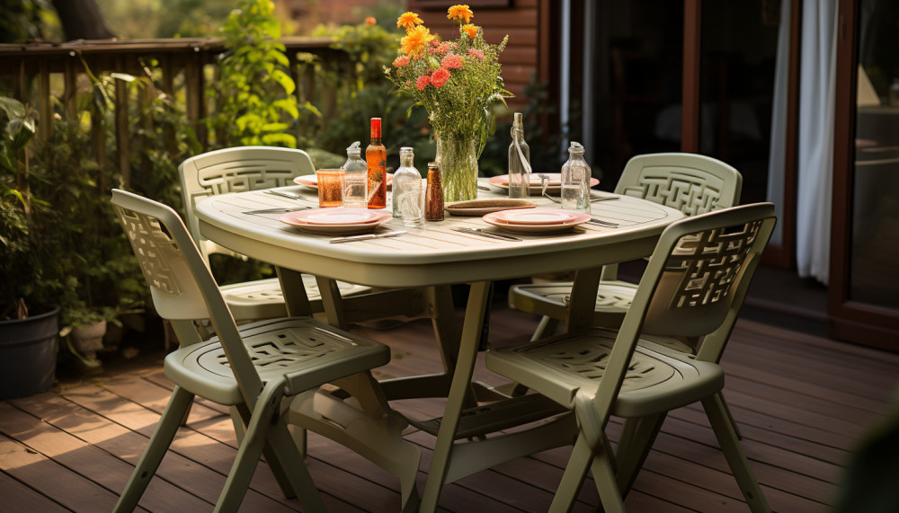 Les avantages de disposer d’une table et chaises pliantes en plastique chez soi