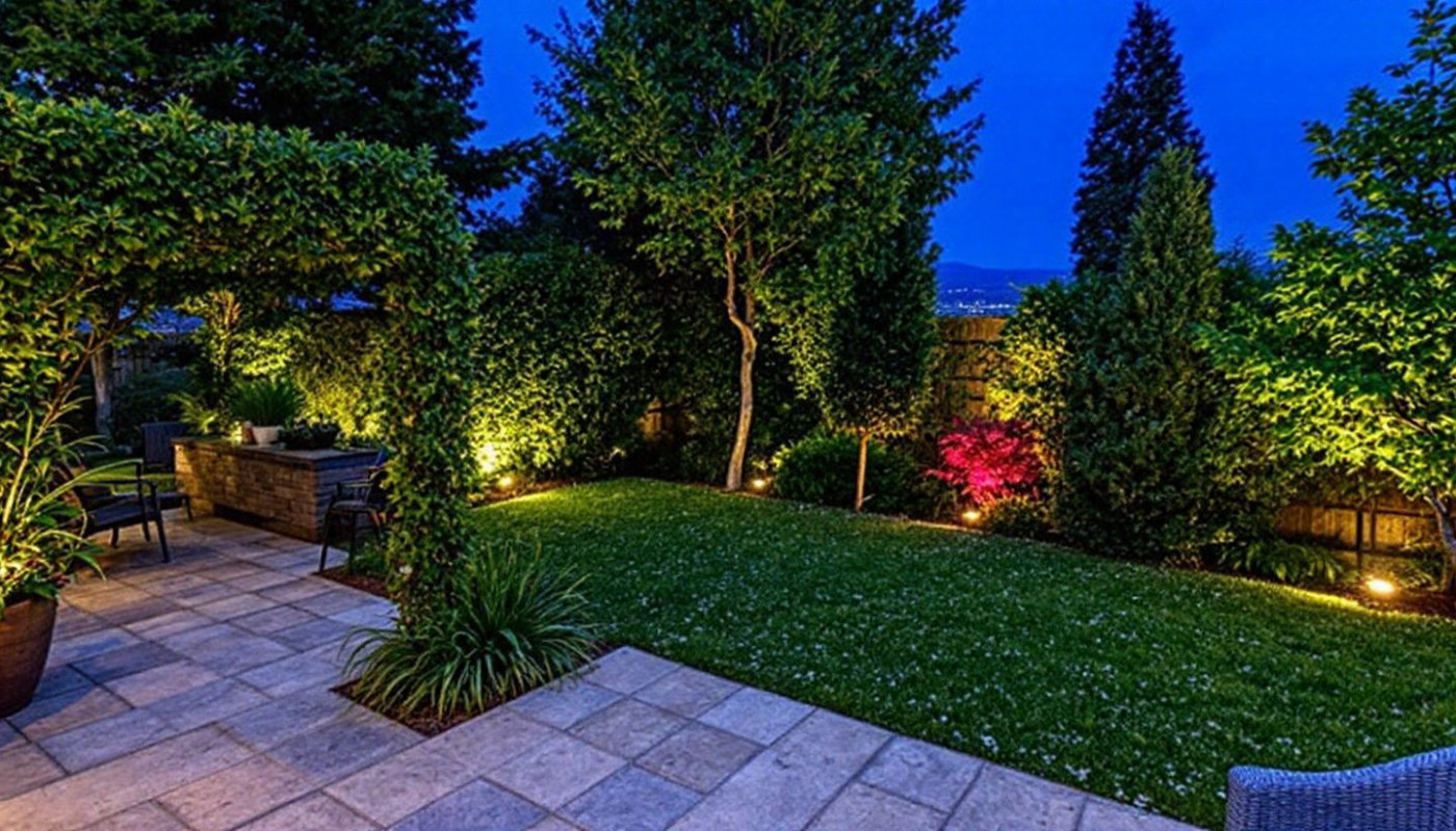 Techniques pour choisir et disposer l'éclairage extérieur dans un jardin