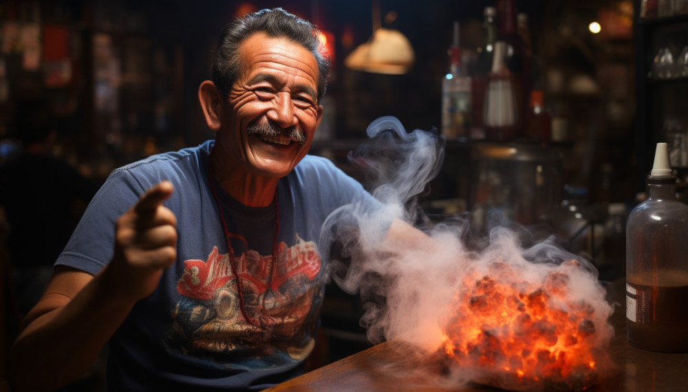 Une chicha avec un goût shiazo